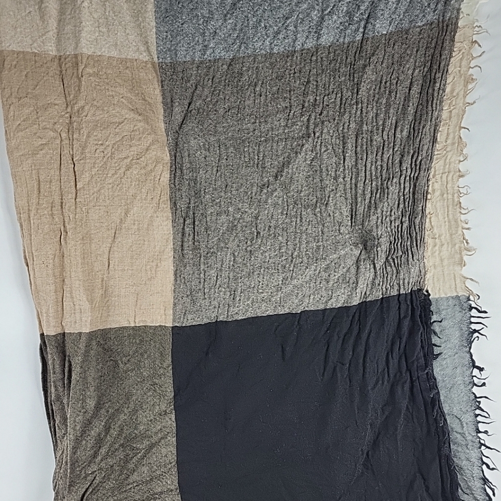 Wilfred Colorblock Wool Blanket Scarf 52x62
